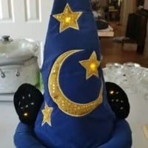 Disney Fantasia 100 years of magic hat gold stars Rare